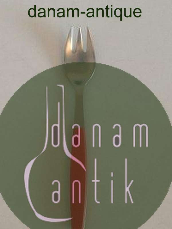 Georg Jensen Stainless Rød Strata Frokostgaffel