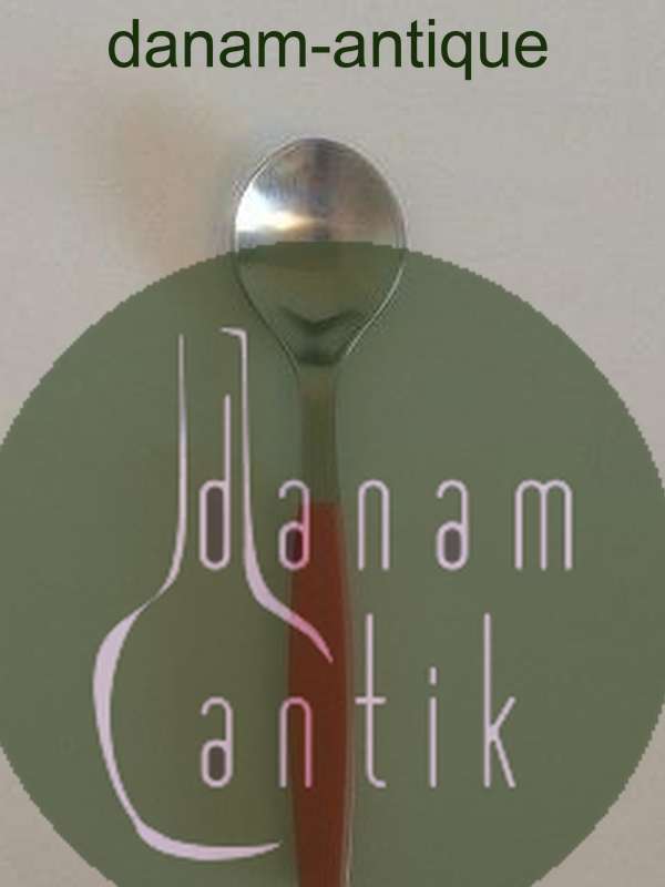 Georg Jensen Stainless Rød Strata Kaffeske