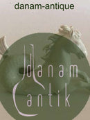 Royal Copenhagen Bordgarniture Havheste Figur i Blanc de Chine.