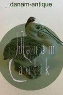 Royal Copenhagen Steingut Figur von Pelikan markiert "Blutspender" PMN