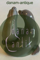 皇家哥本哈根两枚印章的塑像&