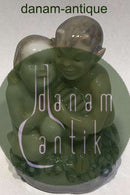 皇家哥本哈根图2298 皇家哥本哈根。有小女孩的平底锅 VW V.Waldorff 1923 8 x 6 cm