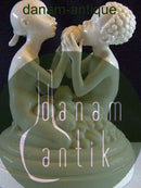 Royal Copenhagen Figur Adam og Eva Blanc de chine No 1997