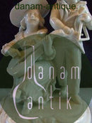 Royal Copenhagen Figur Pige og Dreng med Violin Tidlig model