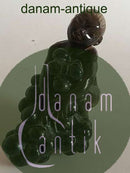 Bing & Grøndahl Stentøjs figur dreng med druer af Kai Nielsen