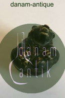 Royal Copenhagen Stentøjsfigur af Brun bjørneunge på ryggen, sjælden No 22745 PMN