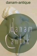 Bing & Grøndahl Blanc de Chine Figur af Barn der kigger op fra fisk No 4035