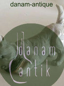 Royal Copenhagen Figur af Hund med Sutsko (Terrier) No 3476