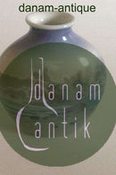 Dahl Jensen Porcelænsvase i Underglasur med strandmotiv No 91/56