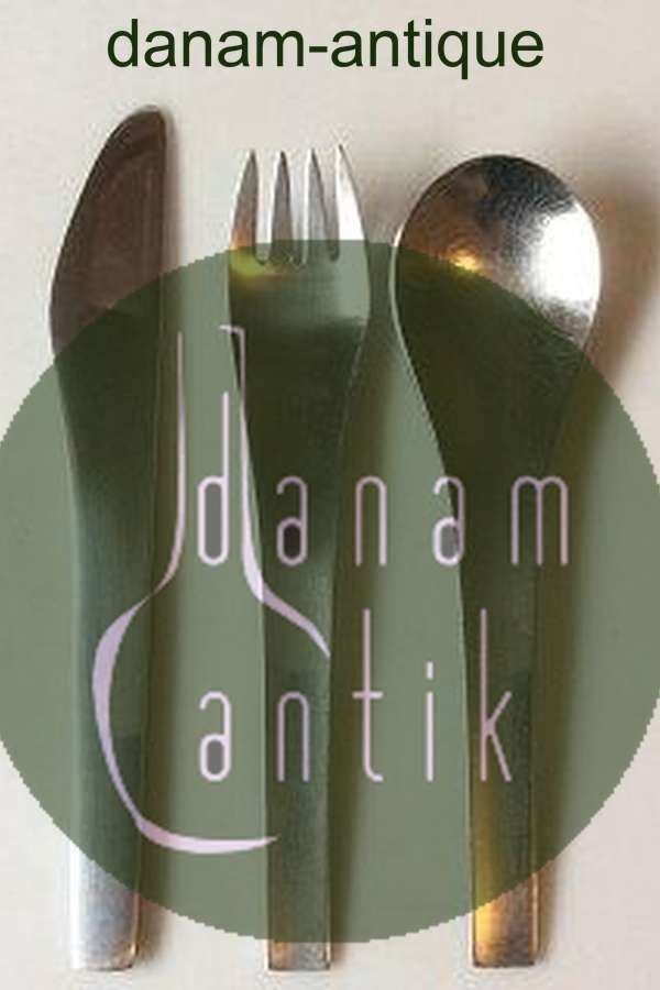 Georg Jensen Stainless Steel Blå Haj Bestiksæt til 12 personer, 36 dele