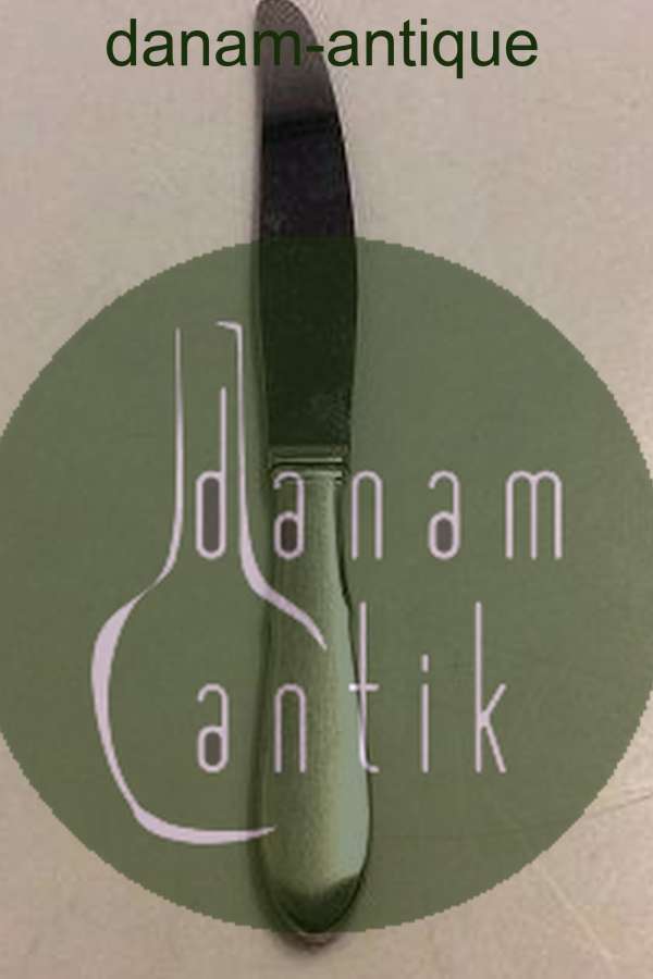 Georg Jensen Mitra Mat Stainless Spisekniv kort skaft, langt blad