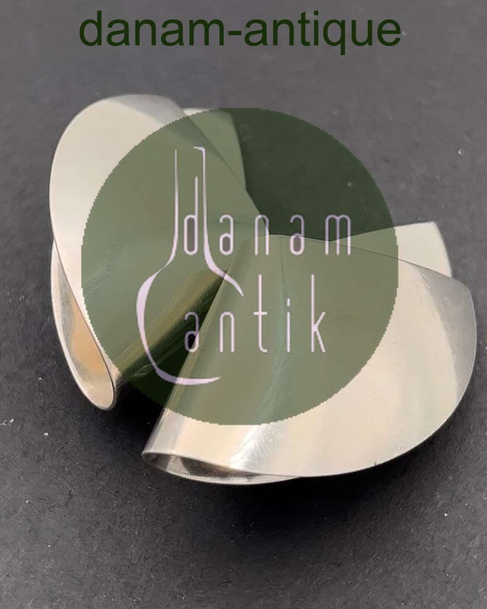 Georg Jensen Sterling Sølv Øreklips No 200 Nanna Ditzel