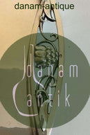 Georg Jensen Sterling Silber Rundes Serviertablett mit Henkel Nr. 483