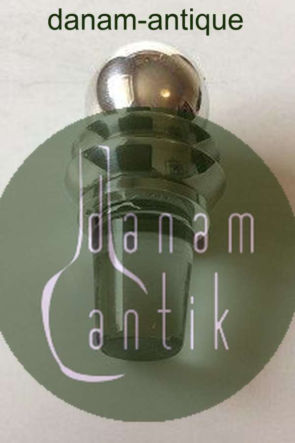 Georg Jensen Sterling Sølv Pyramide flaskeprop No 206A til glaskaraffel