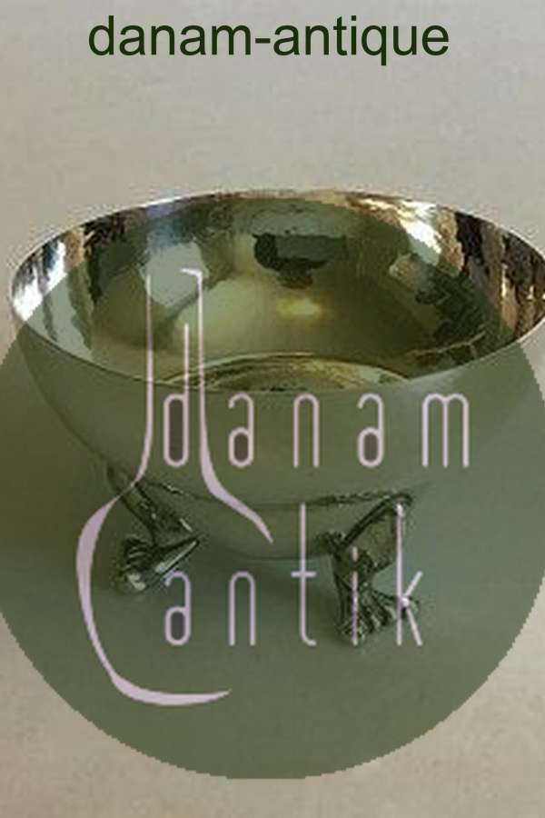 Georg Jensen Sterling Sølv Trebenet skål No 2B