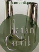 Georg Jensen Sterling Silber Zweiarmiger Kerzenleuchter Nr. 1087