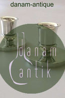 Georg Jensen Kaktus Sæt Lysestager i Sterling Sølv  No 749