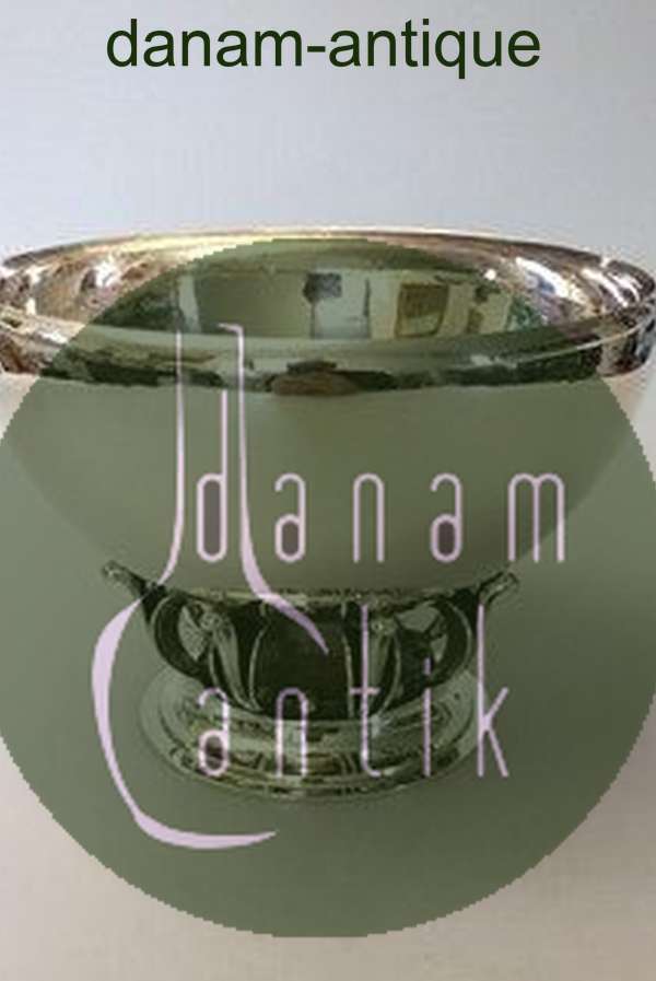 Georg Jensen Stor Skål i Sterling Sølv af Gustav Pedersen No 584B