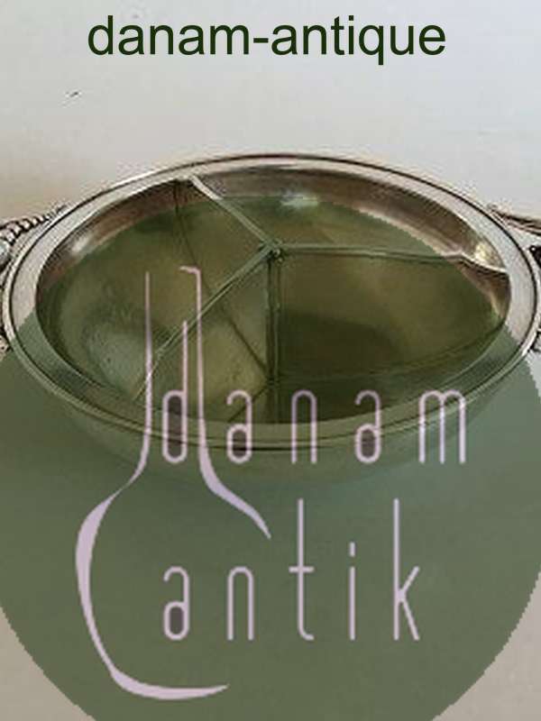 Georg Jensen Sterling Sølv Tredelt Magnolia Skål No 2E