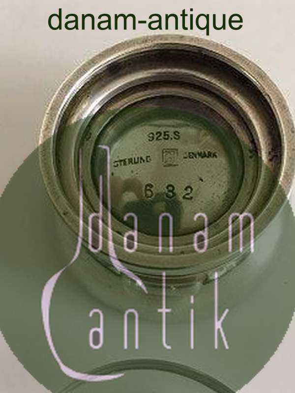 Georg Jensen Sterling Pyramide Saltkar No 632