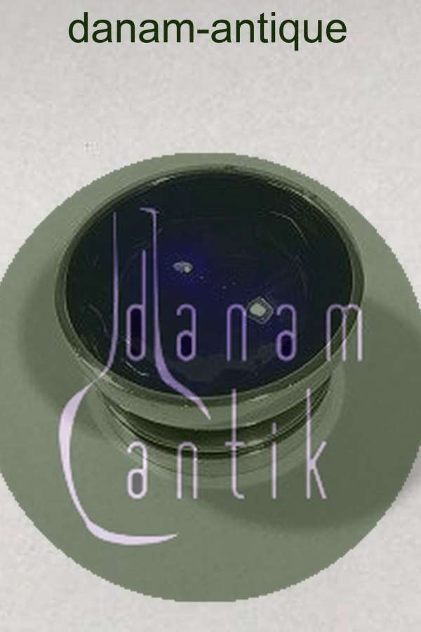 Georg Jensen Silversmiths Ltd Sterling Sølv Pyramide Saltkar No 632 (Blå emalje)