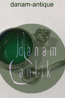 Georg Jensen Sterling Silver King Saltcellar No 62 (Green enamel) とソルトシェーカー。