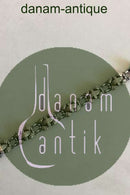 Georg Jensen Sterling Sølv Armbånd med grøn sten No 13