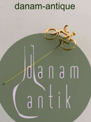 Georg Jensen forgyldt Messing Cykel Slipsenål