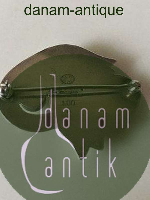 Georg Jensen Sterling Sølv Broche No 100A.