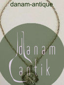 Georg Jensen halssmykke i sterling sølv med sten, lavet hos GJ af sølvsmed Andreasen