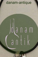 Georg Jensen Sterling Sølv Torun Vedhæng No. 374 med gummi halskæde