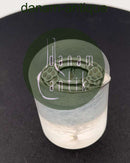 Early Georg Jensen Silver Belt Buckle in 826 S. from 1909-1914