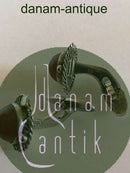 Georg Jensen Sterling Silver Cufflinks No 16 with Amber