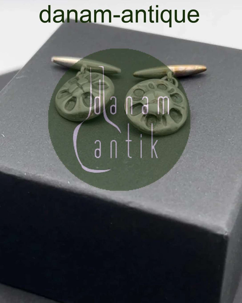 Georg Jensen Sølv Manchetknapper No 4