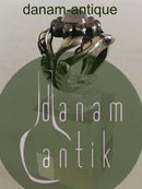 ジョージ ジェンセン スターリング シルバー リング No10 ピンク クォーツ