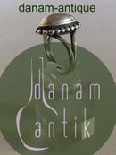 Georg Jensen Sterling Sølv Ring No 9 med Sølvsten