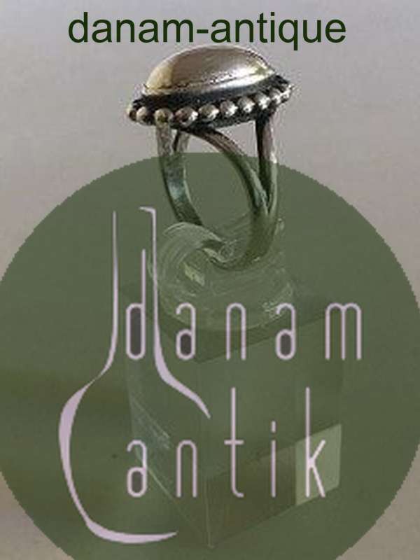 Georg Jensen Sterling Sølv Ring No 9 med Sølvsten