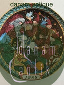 Bing and Grondahl Santa Claus Collection 1989 Plate - Santa's Workshop