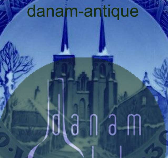 Royal Copenhagen Juleplatte fra 1936 med tjekkisk indskription "Vanoce"