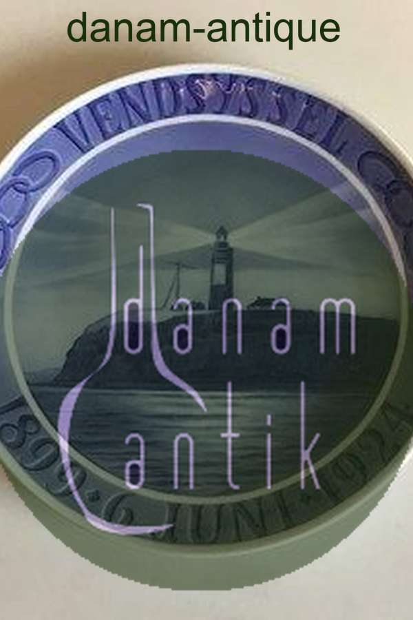 Royal Copenhagen Mindeplatte fra 1924 RC-CM224