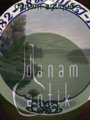 Königlicher Kopenhagener Gedenkteller von 1882 28. Juli 1907 einzigartig entworfen von Frederik Liisberg