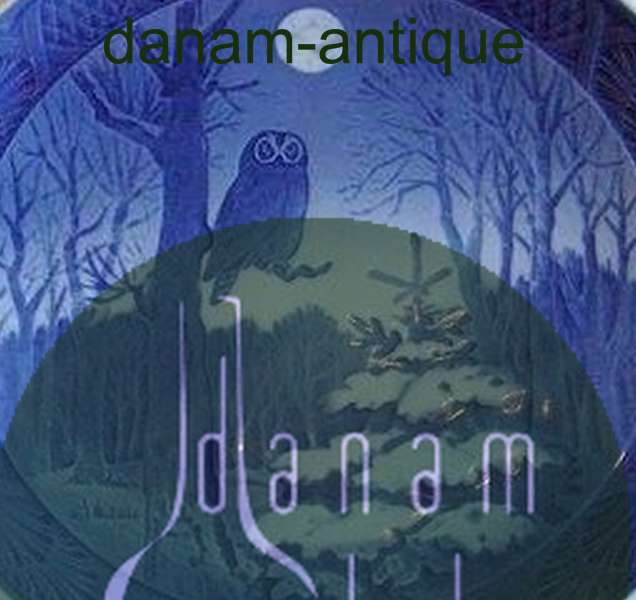 Royal Copenhagen kgl Juleplatte 1974