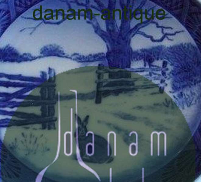 Royal Copenhagen Juleplatte 1971