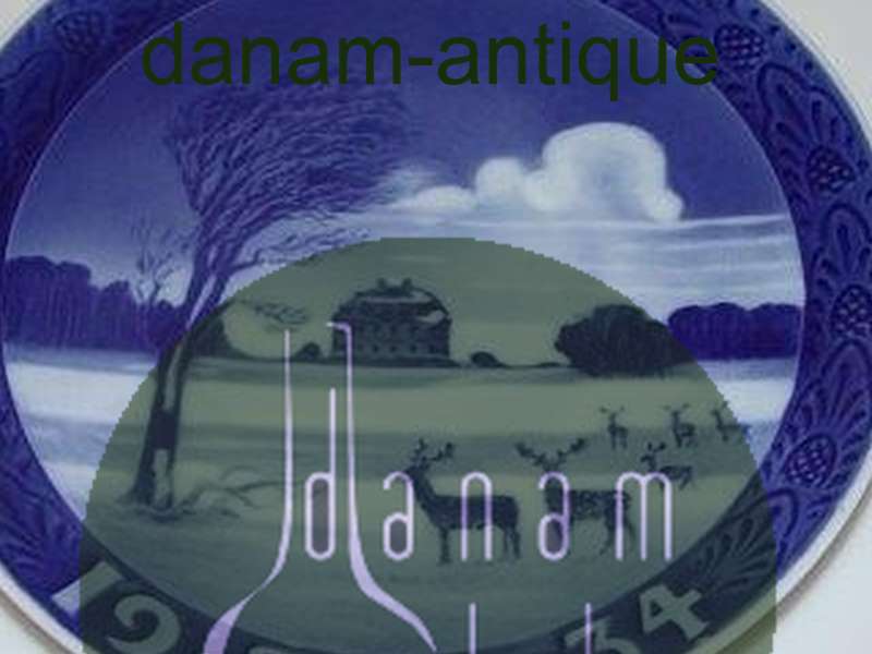 Royal Copenhagen Kgl Juleplatte 1934