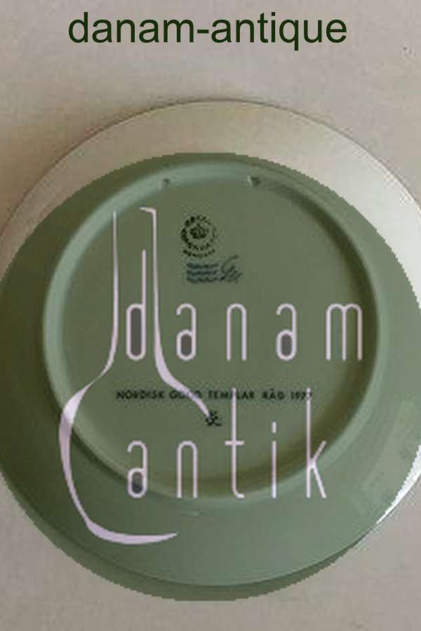 Royal Copenhagen Mindeplatte I.O.C.T Nordisk Good Templar Råd 1977