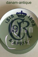 Royal Copenhagen / Bing & Grøndahl Commemorative Plate for King Christian the 9th 80th Birthday  1818 - 1898 8th of April.
