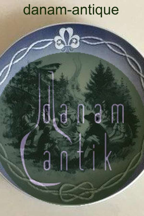 Royal Copenhagen Spejder Platte fra 1979.