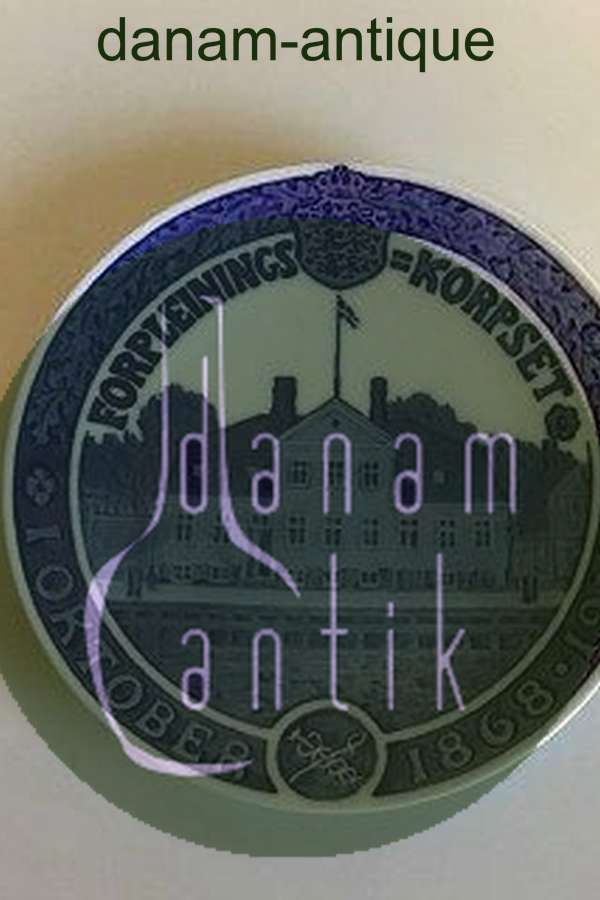 Royal Copenhagen Mindeplatte fra 1918 RC-CM181