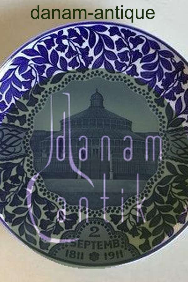 Royal Copenhagen Mindeplatte fra 1911 RC-CM122