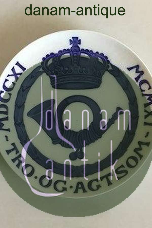 Royal Copenhagen Mindeplatte fra 1911 RC-CM117